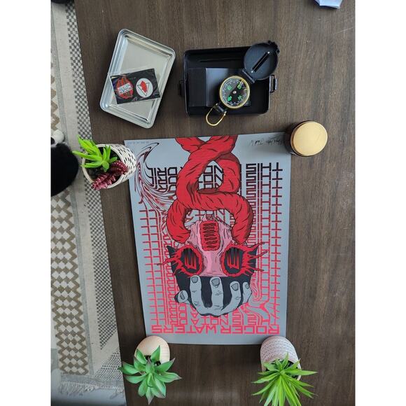 PINK FLOYD’s ROGER WATERS THIS IS NOT A DRILL Lithograph Numbered & Signed W/box - Picture 2 of 7